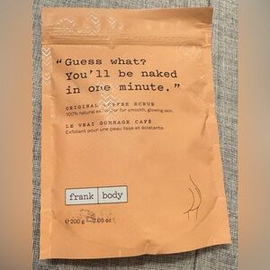 Frank body coffee scrub